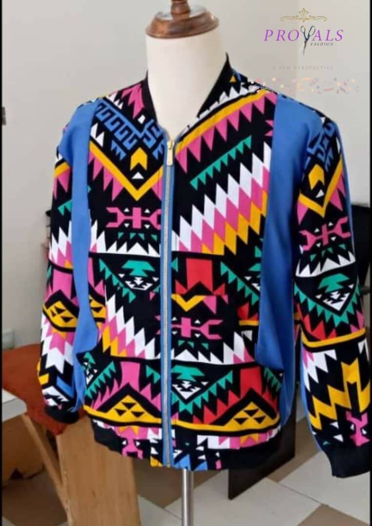 African Print jacket
