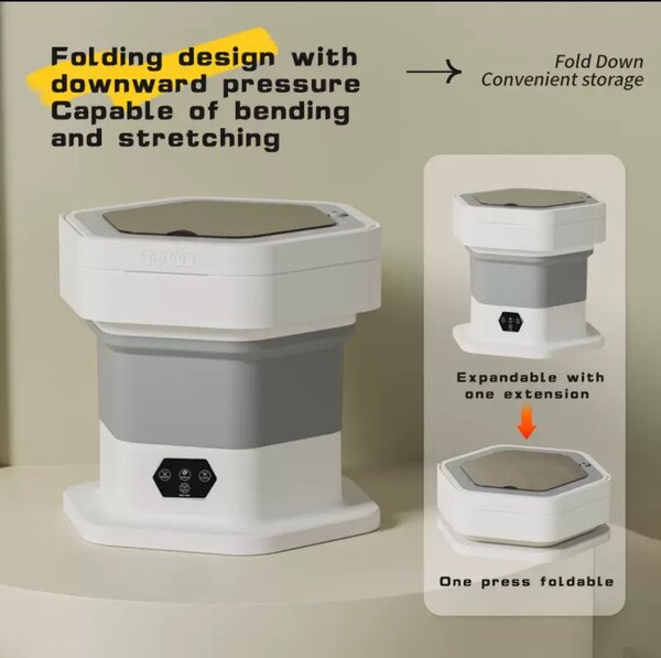 Foldable washing machine 10L