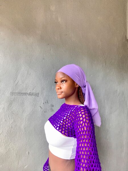 Pull crochet coloré pour femmes