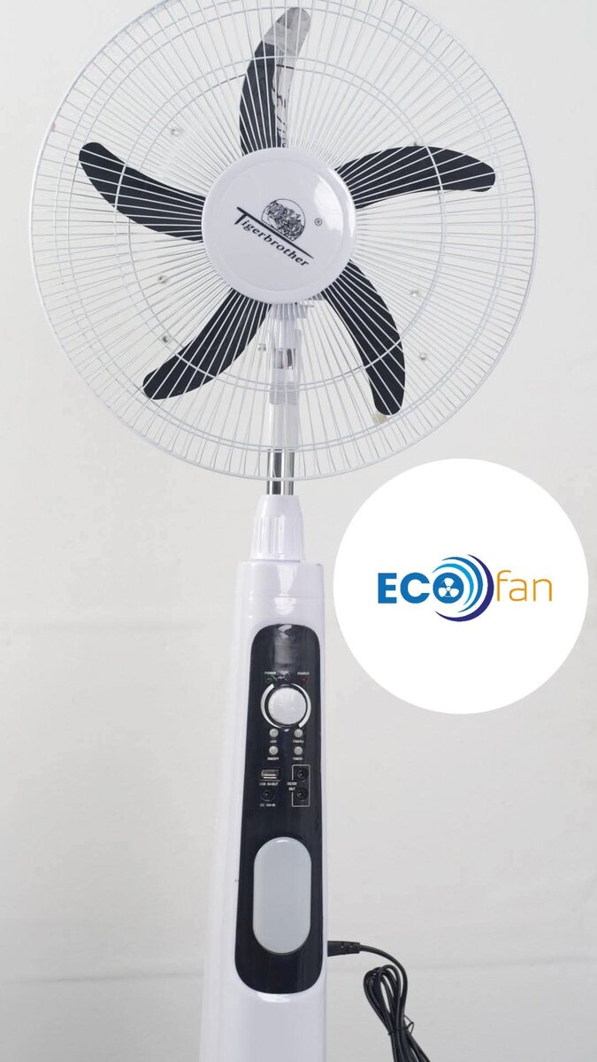 Ventilateur sur pied rechargeable