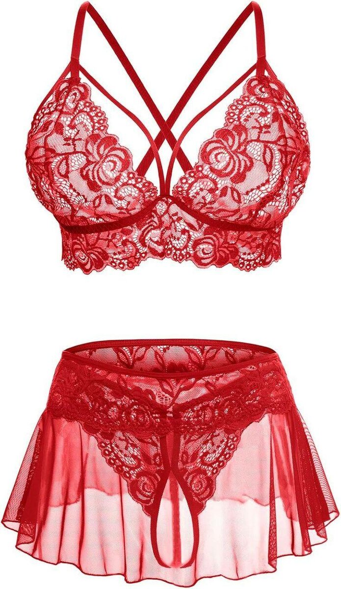 Ensemble lingerie dentelle sexy