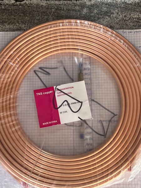 Tuyau cuivre 1/4 - climatiseur