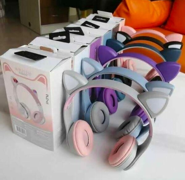 Casque Bluetooth avec Oreilles de Chat