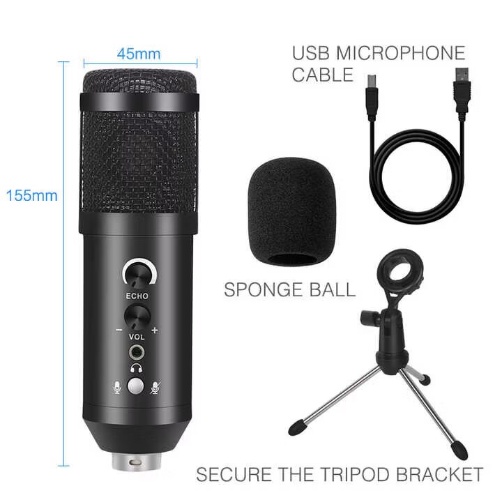 KNUP KPM0023 Microphone - High-Quality Sound for Karaoke
