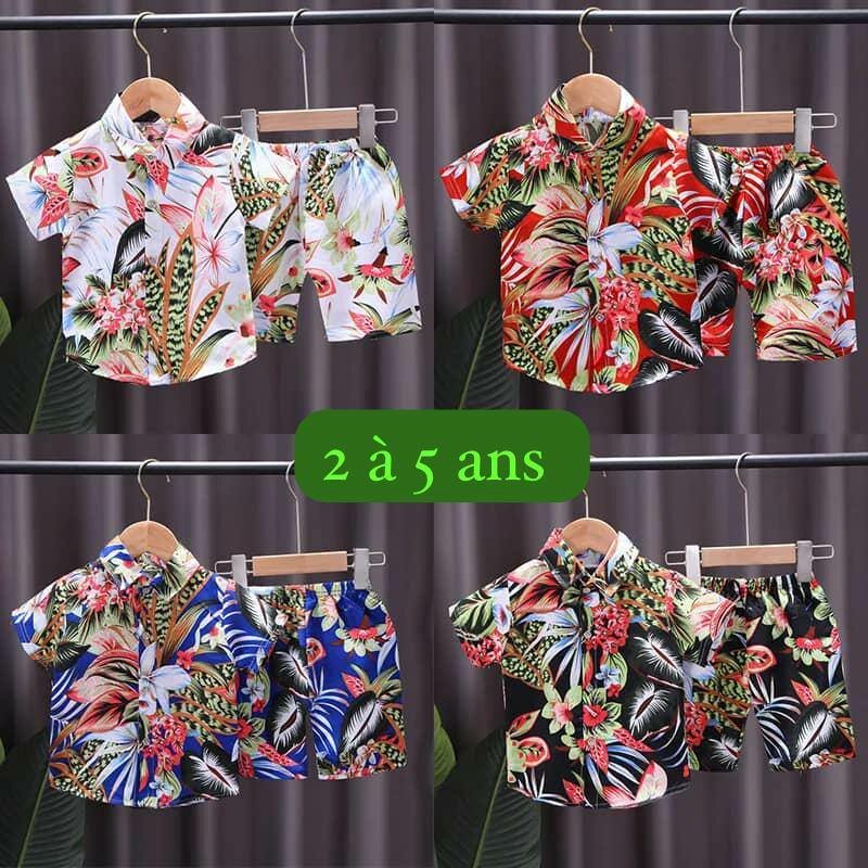 Ensemble tropical enfant Hawai