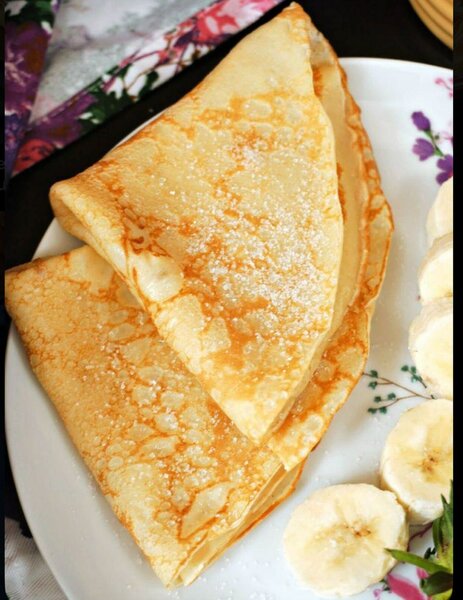 2 Crêpes moelleuses classiques