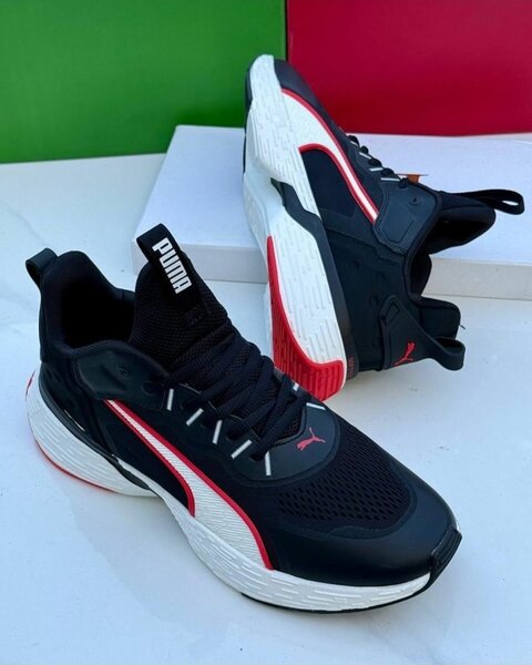 Baskets noires puma