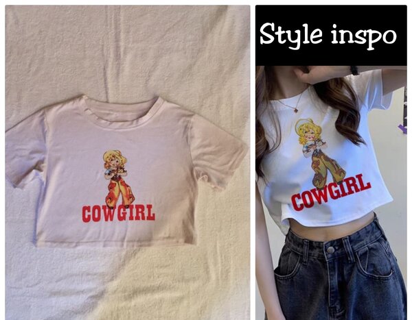 Salaula crop tops and tops