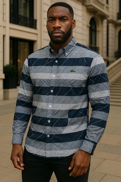 Chemise Homme à Rayures Élégante