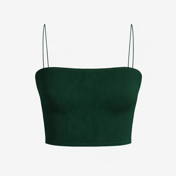 Green Crop Top