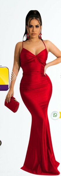 Stylish and high-quality women's red dress