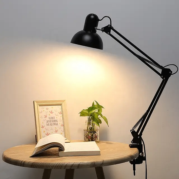 Adjustable Desk Table Study Lamp With Clamp & Stand