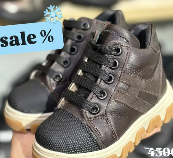 Кожаные ботиночки на натуральном меху 🤎