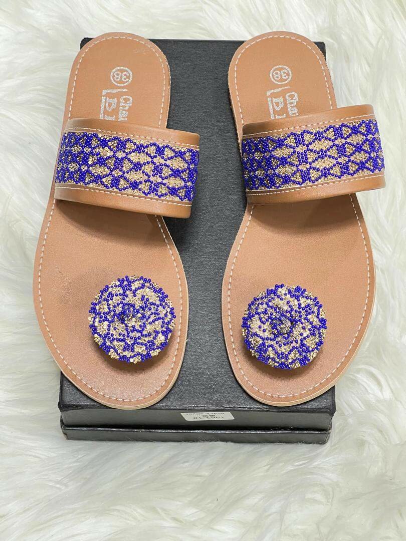 Sandales à perles élégantes