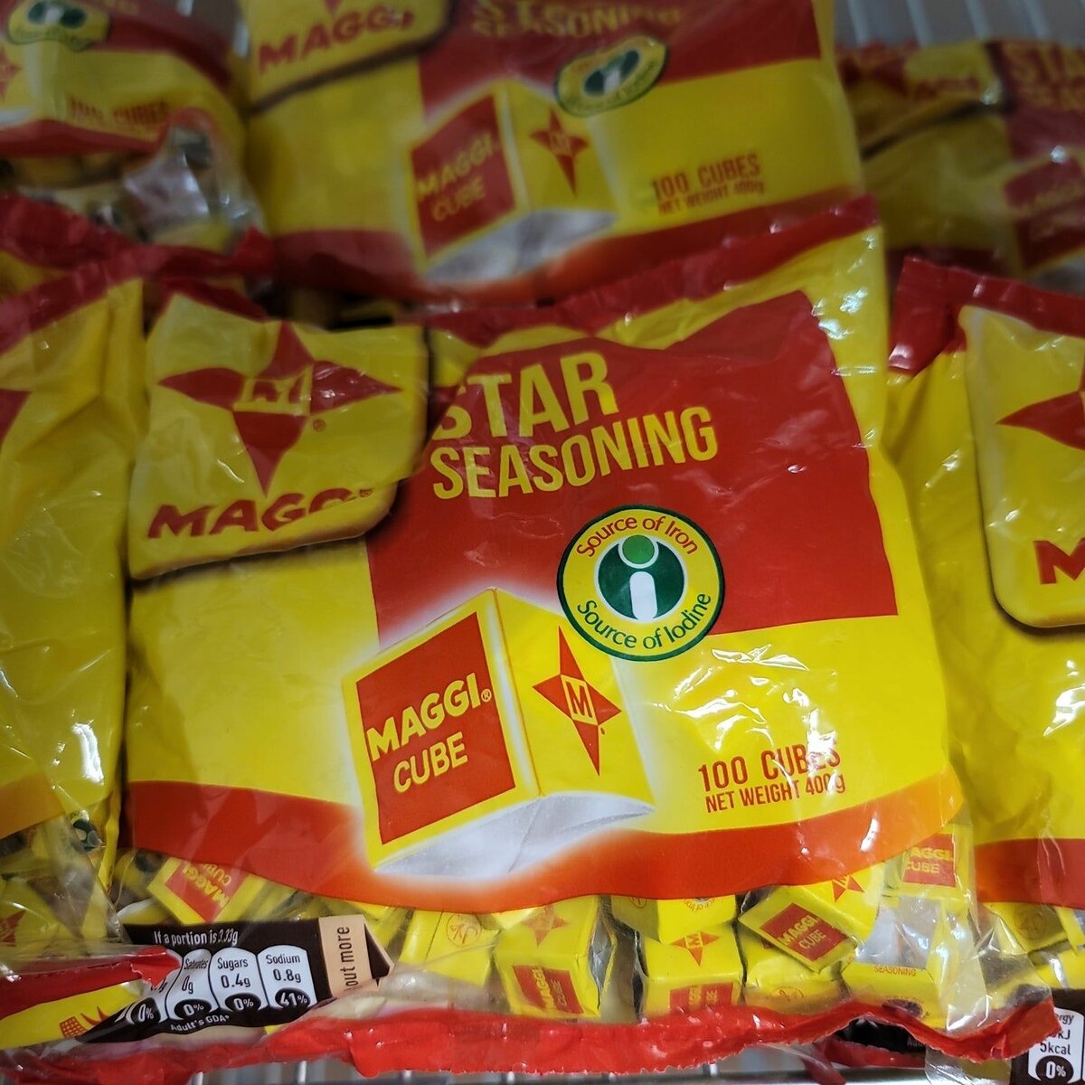 Knorr cube and star maggi