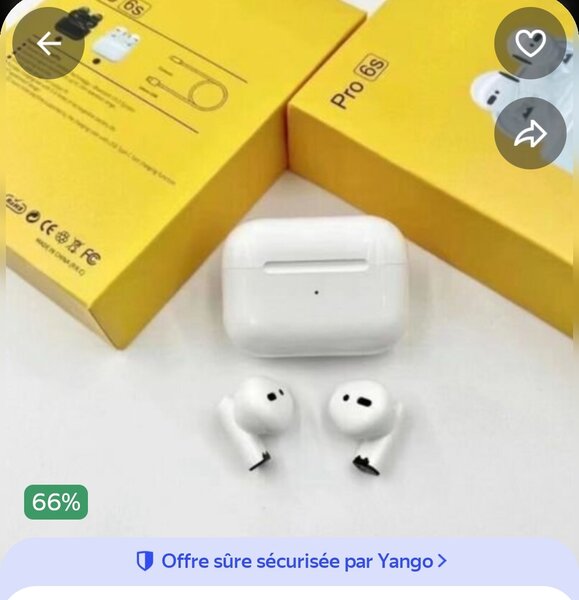 Écouteurs Bluetooth Pro 6S