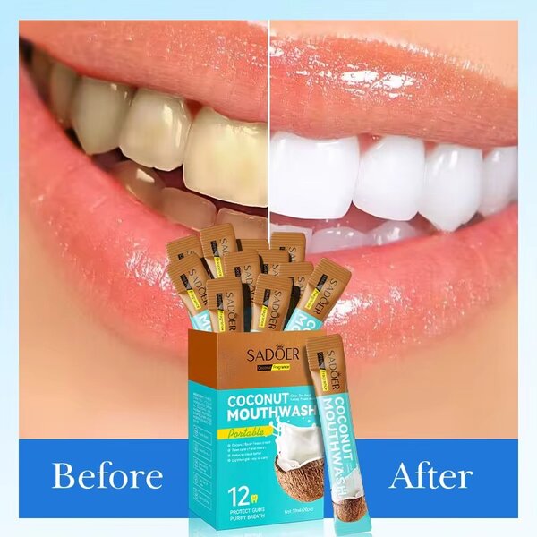 Teeth whitening And Mouthwash