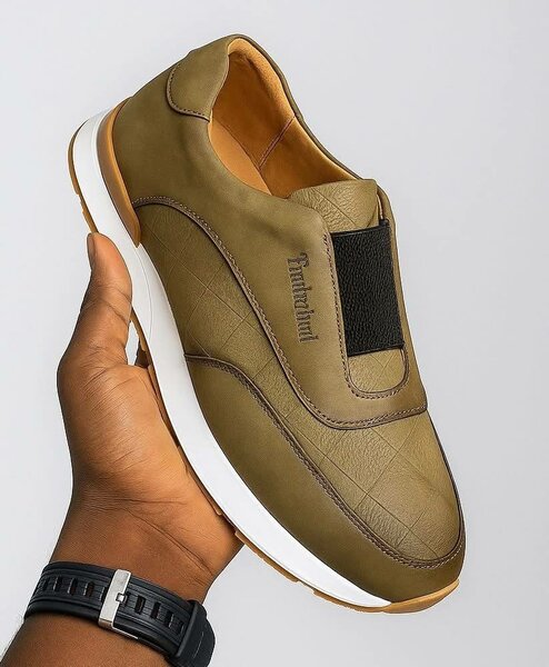 Sneakers en cuir élégants