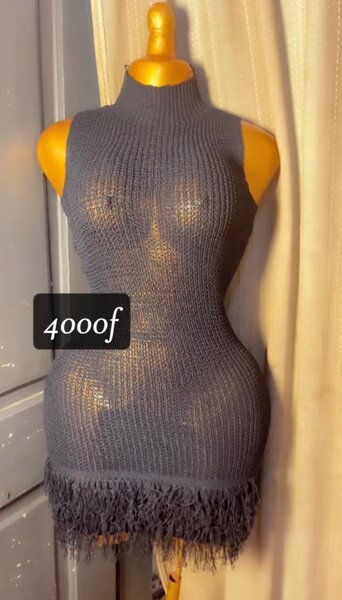 Robe tricotée élégante