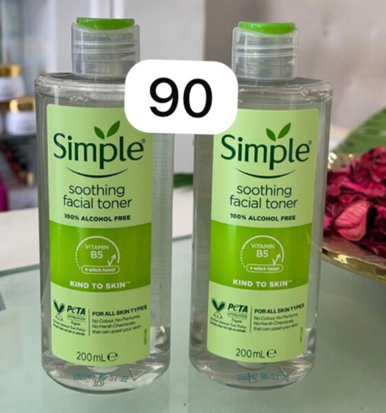 Simple facial toner