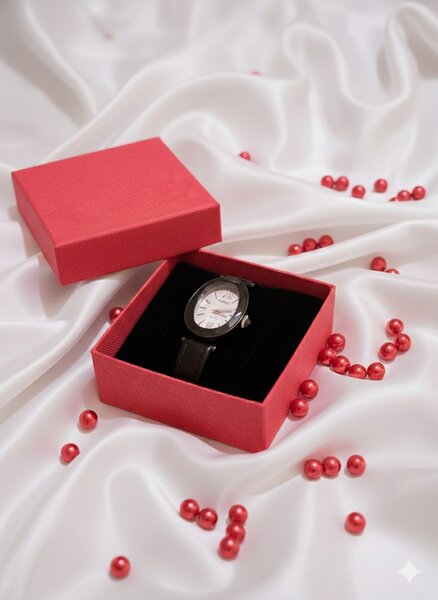 Montre élégante en boîte cadeau