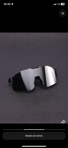 Lunettes de soleil sport unisexes