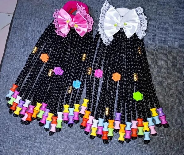 Kids ponytail wigcaps