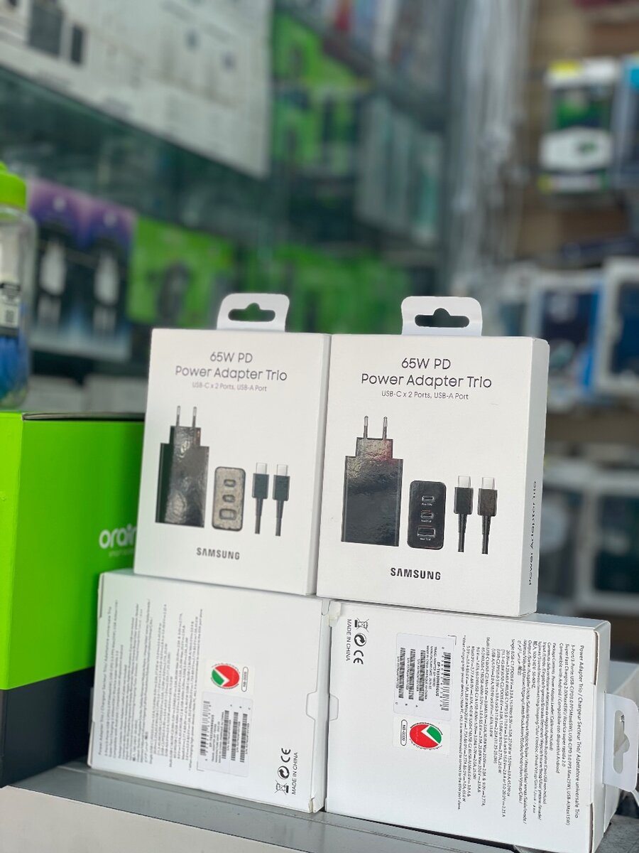 Adaptateur Samsung 65W PD Trio
