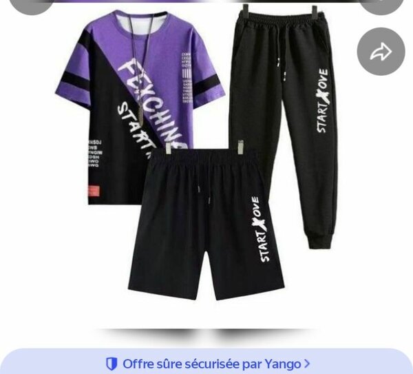 Ensemble de sport moderne