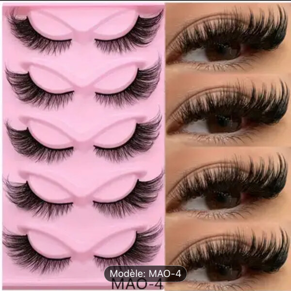 Faux cils volumineux 3D