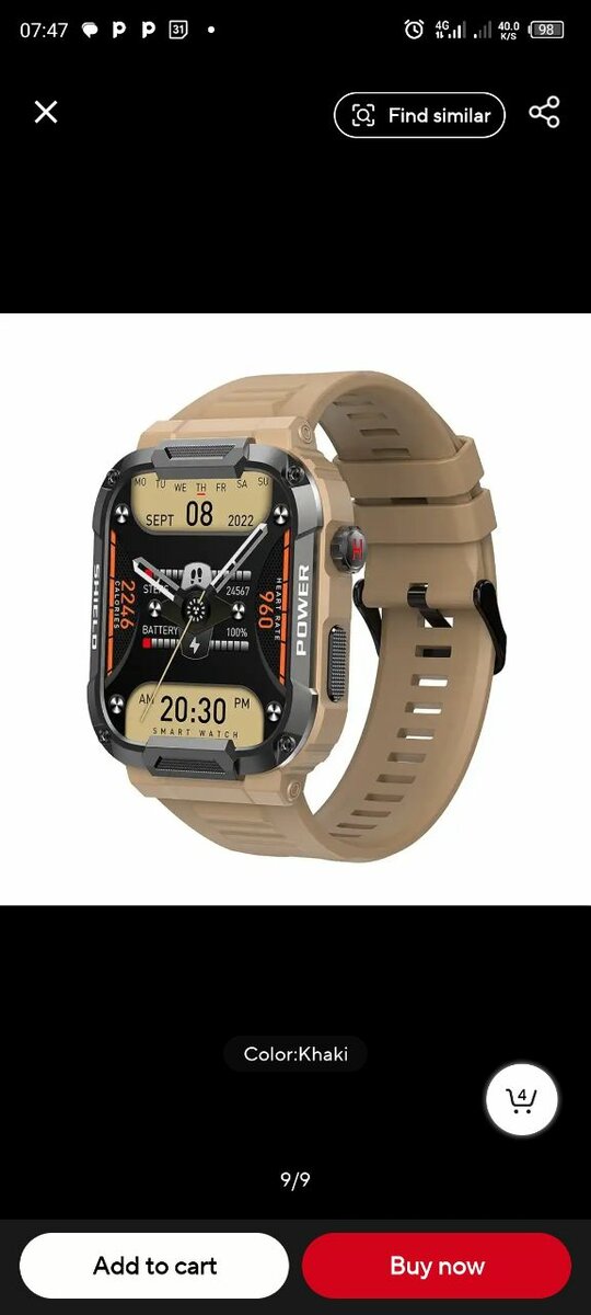 Melanda MK66 Military Grade Bluetooth Smart Watch