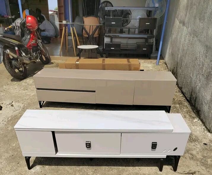 Meuble TV Moderne Blanc