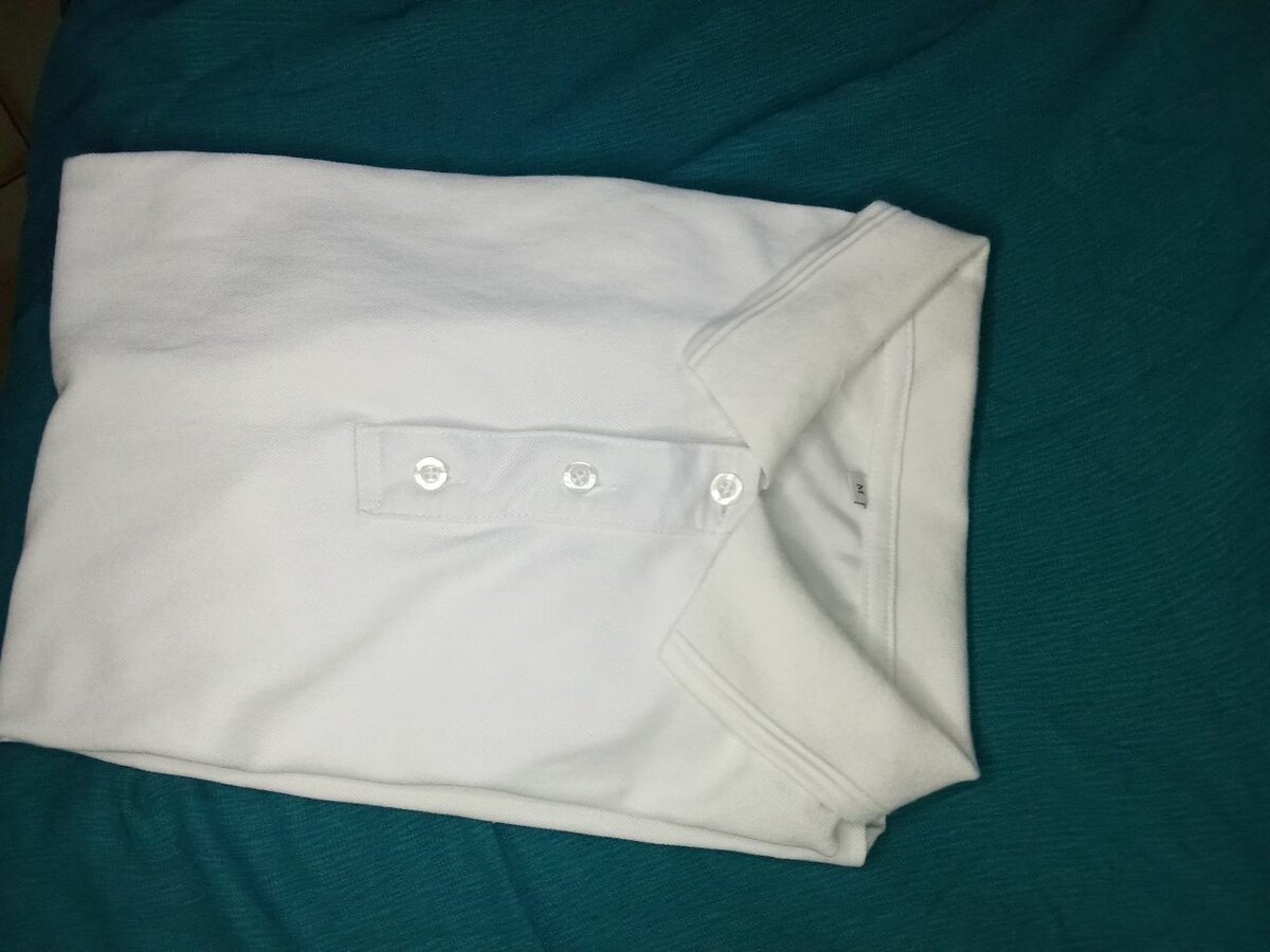 Polo blanc classique homme