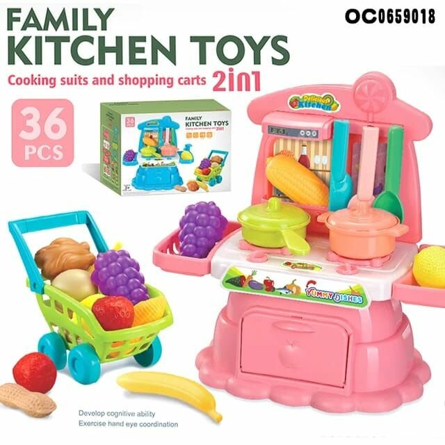 Ensemble de jouets de cuisine pour enfants, ensemble de jeu
