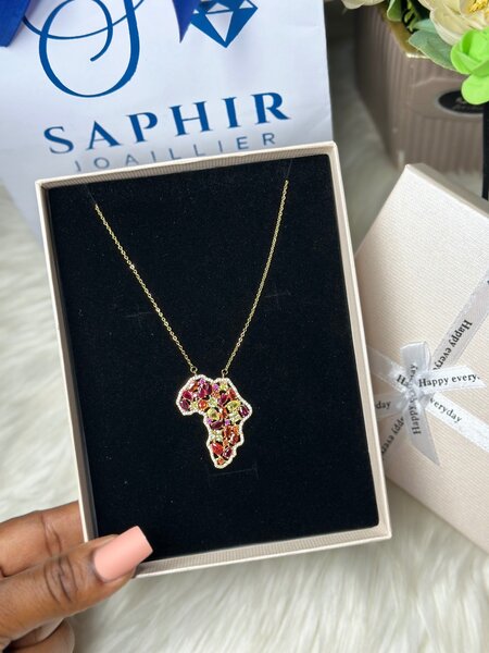 Chaîne simple Carte d´Afrique