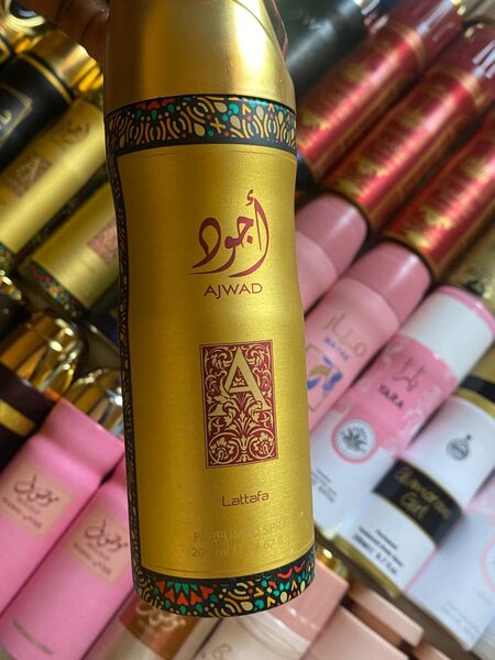 Perfumed deodorant spray Arabic