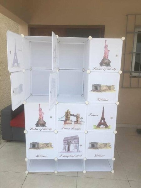 Armoire modulaire à motifs