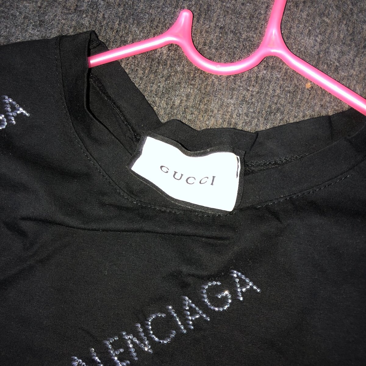Gucci Balanciaga T-Shirt Glitter