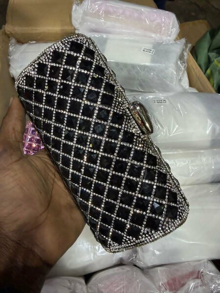 Clutch glamour strass