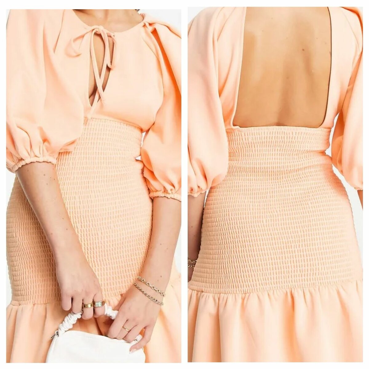 Orange cute dress