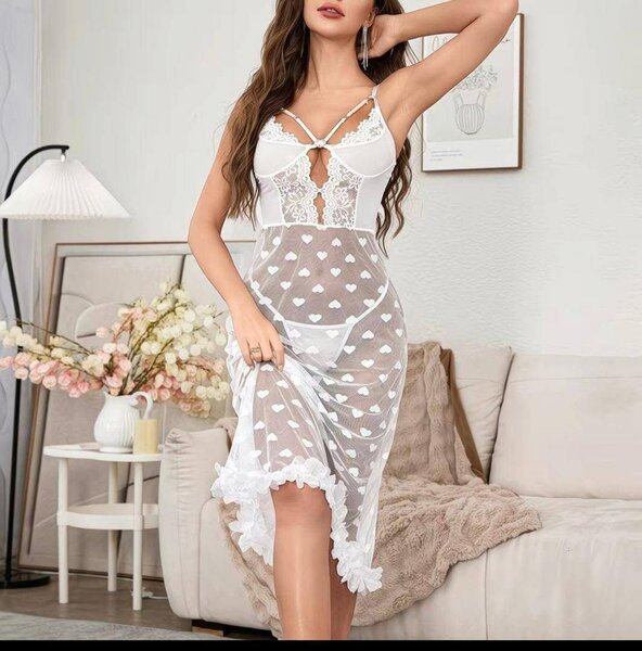Robe de Nuit en Dentelle Sexy