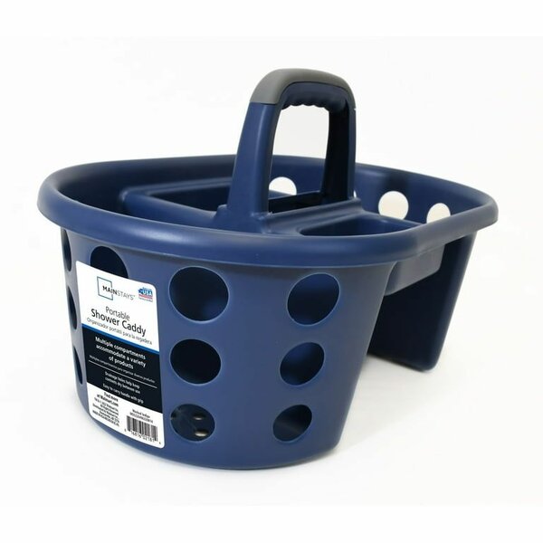 Mainstays Portable Shower Caddy Frosty Plastic