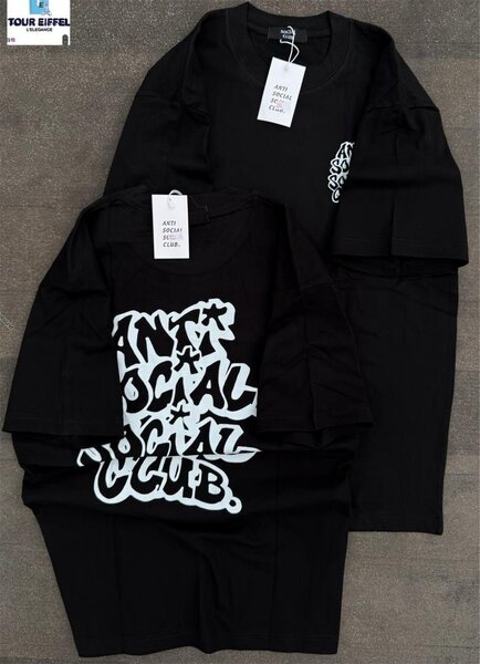 T-shirt noir Anti Social