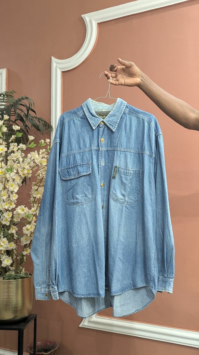 Chemise en jean décontractée