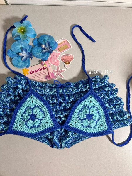Ensemble bikini crochet