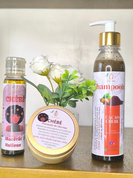 Ensemble Cheveux Cacao Chébé