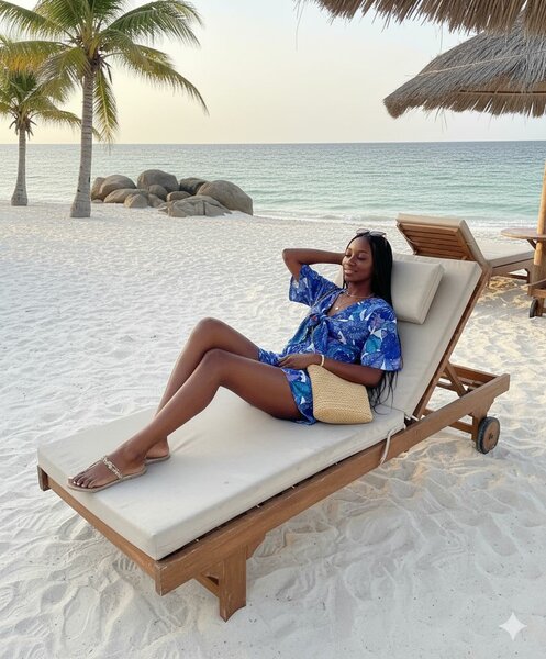 Combishort tropical femme