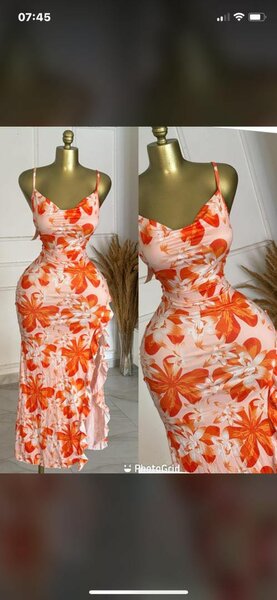 Robe longue fleurie élégante