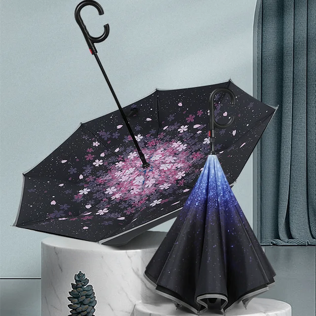 Double layer umbrellas
