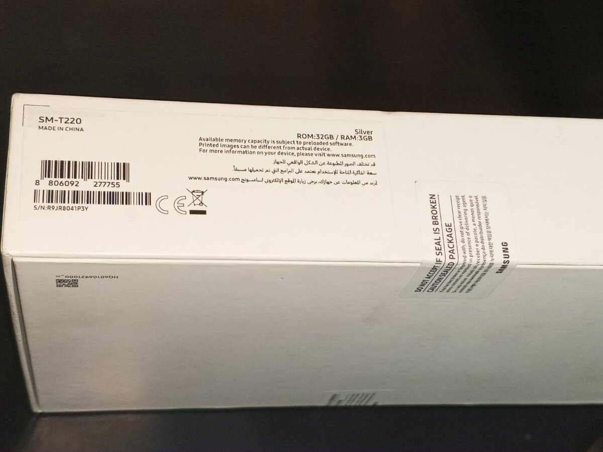 Samsung Galaxy Tablet Tab A7 Lite T220